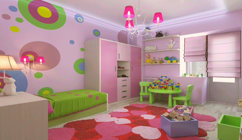 طراحی داخلی اتاق کودک آنلاین